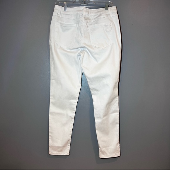 Laurie Felt Los Angeles white denim jeans - Silky Ankle Skinny - size Medium - Picture 2 of 6